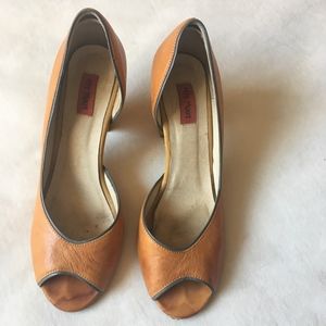 Miz Mooz  Quinn D'orsay Peep Toe Heels